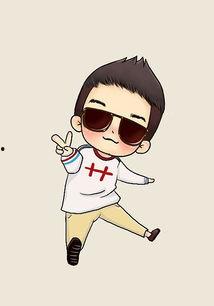 q版吃瓜小人,趣味横生的市井生活